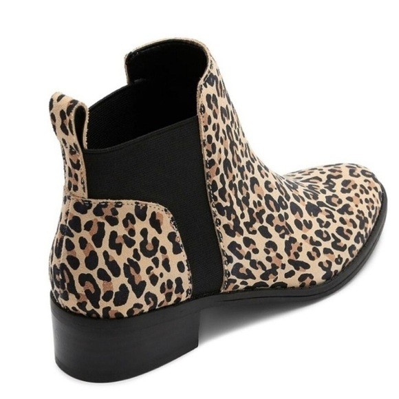 Dolce Vita Tristan Leopard Suede Boot woman’s size 7 M Chel boots - Picture 3 of 13